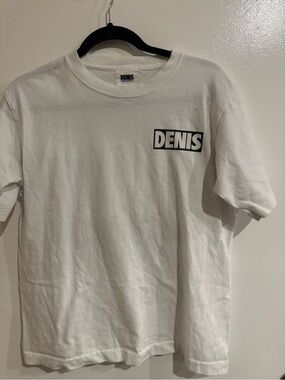 White Short-Sleeve Logo Tee for Men